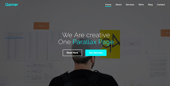ThemeForest Qamer One Page Parallax 21138092 ThemeForest Qamer One Page Parallax 21138092