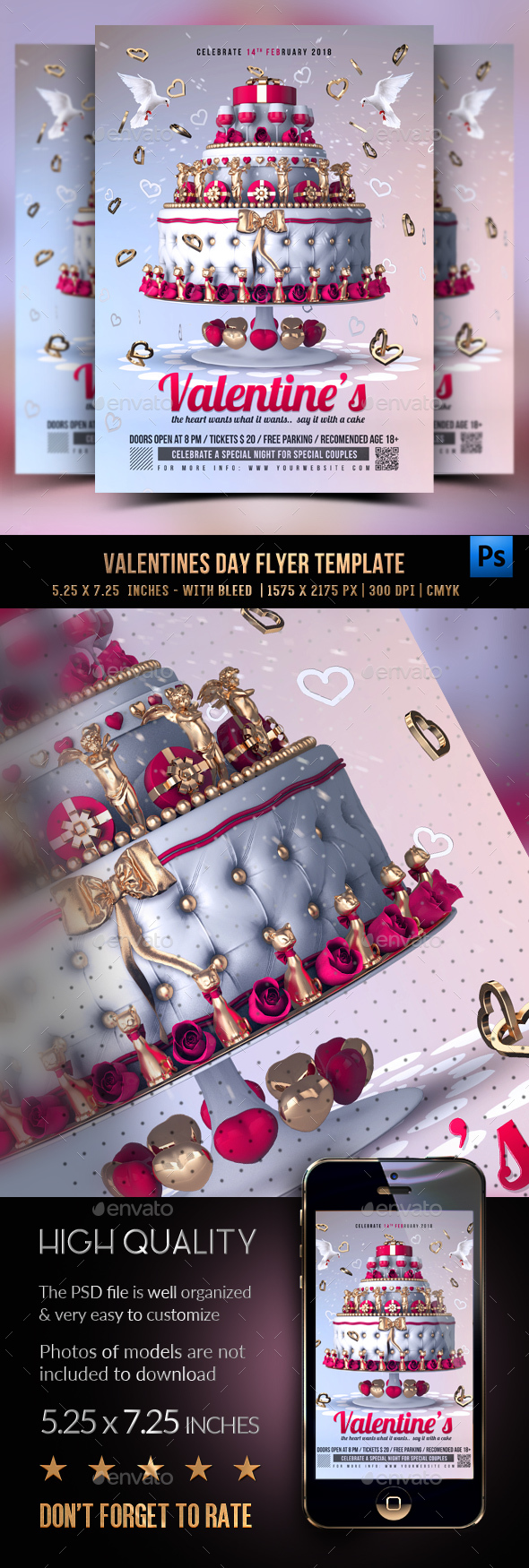 Valentines Day Flyer Template