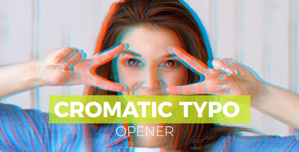 Chromatic Typo Opener - VideoHive 21215668