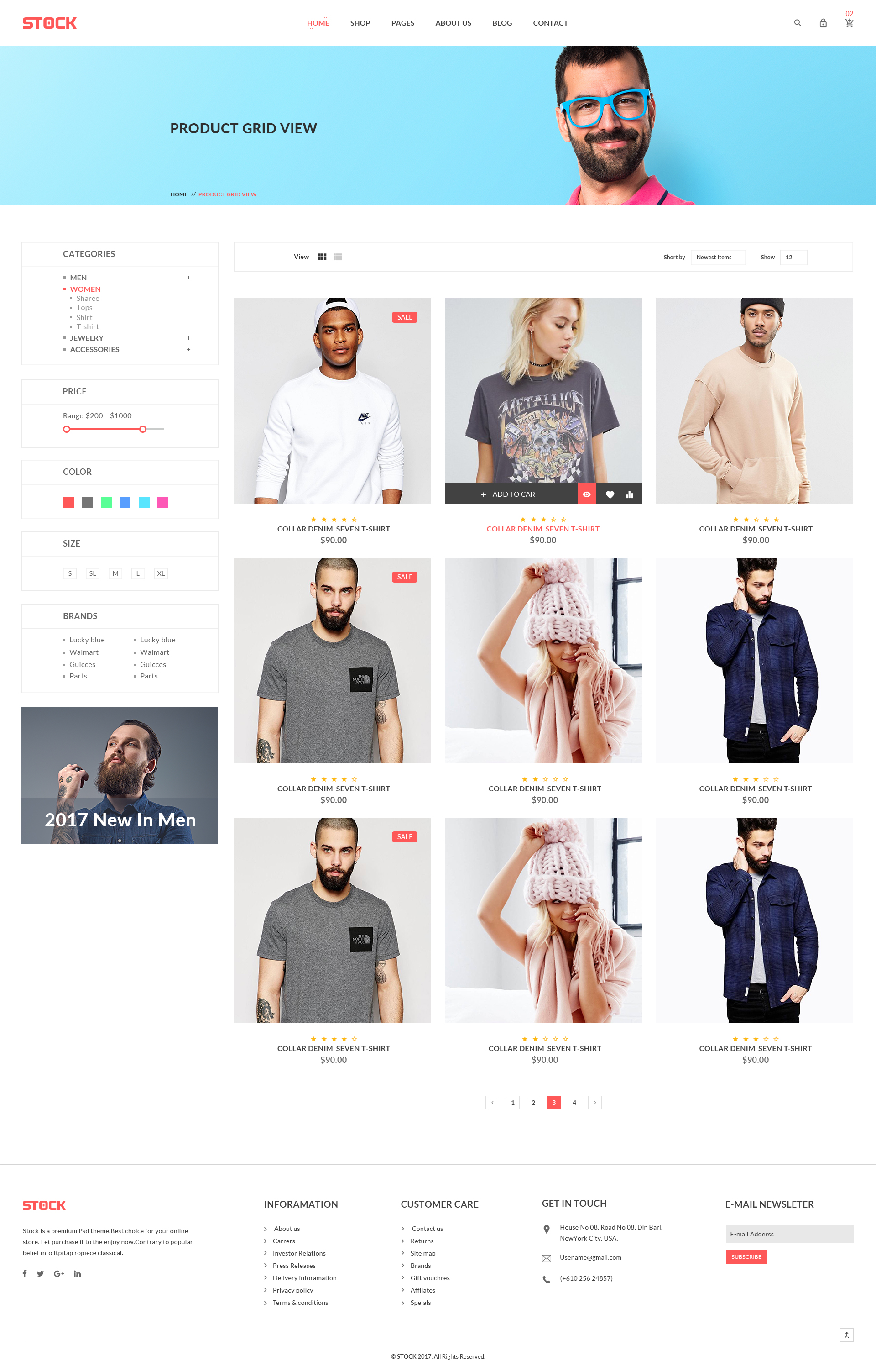 Stock - eCommerce PSD Template by Designercafee | ThemeForest