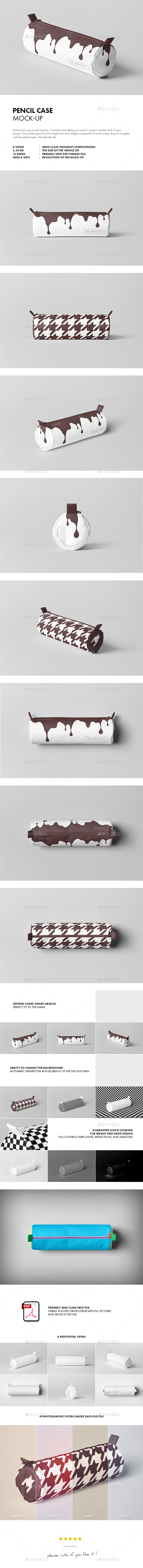 Pencil Case Mock-up - Miscellaneous Product Mock-Ups
