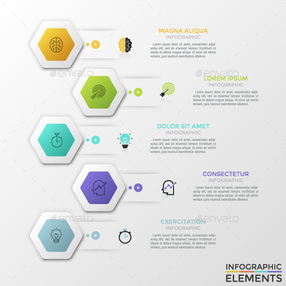Modern Infographic Process Template - Infographics