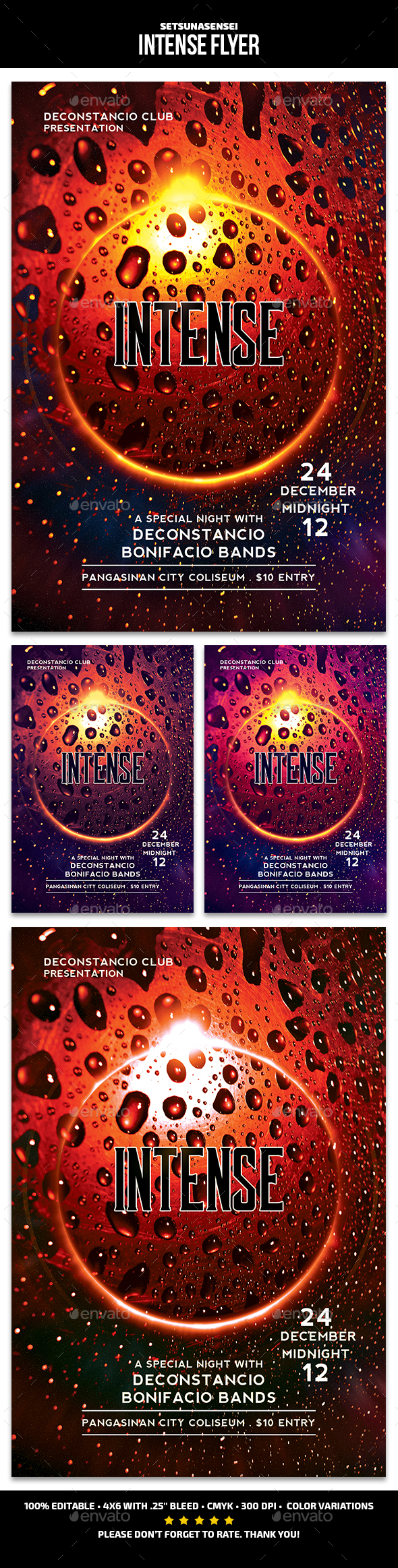 Intense Flyer - Events Flyers
