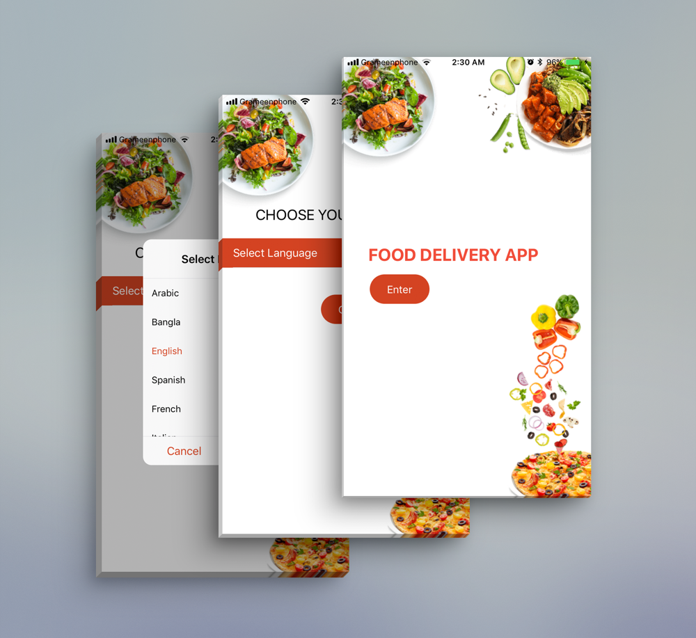 Restaurant Food Delivery Template UI App Supports Multiple Language i18n - 4