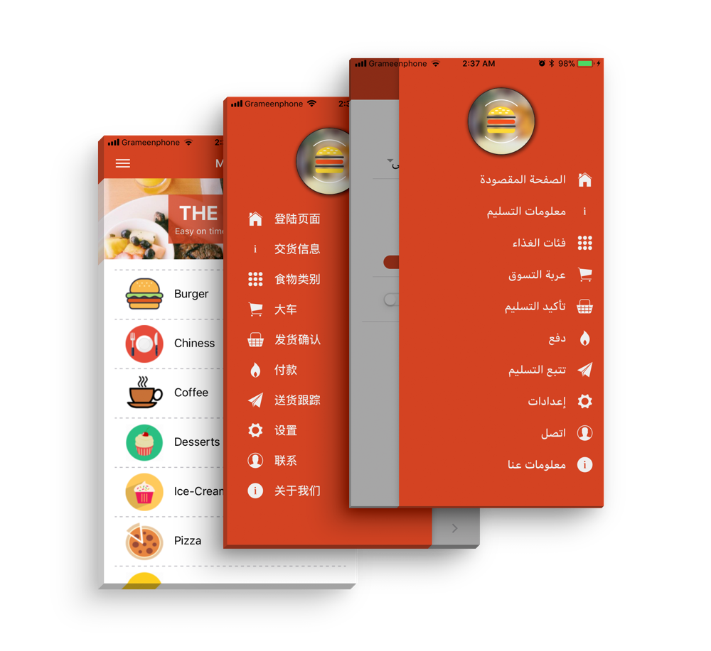 Restaurant Food Delivery Template UI App Supports Multiple Language i18n - 5