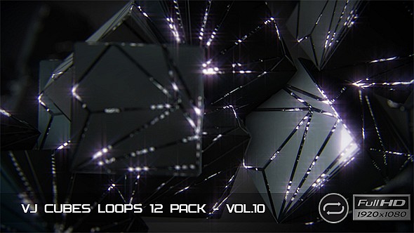 VJ Cubes Loops Vol.10 - 12 Pack