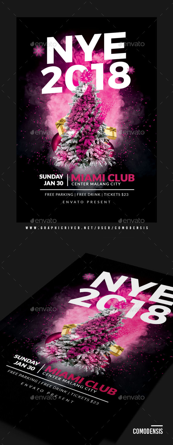 New Year Party Flyer - Clubs & Parties Events