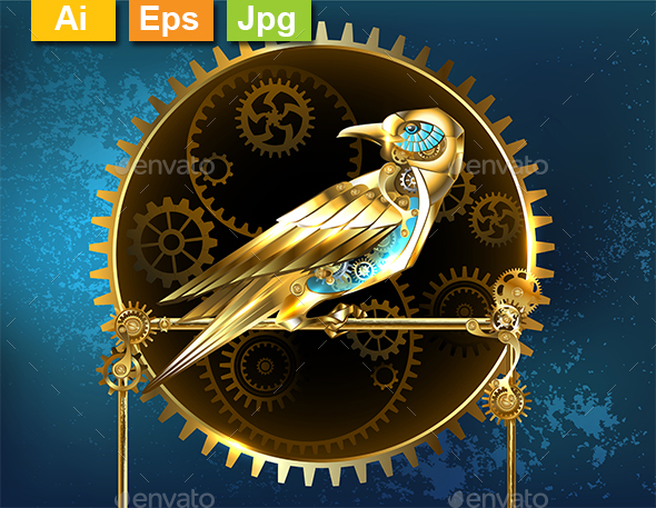 Mechanical Bird - Animals Characters