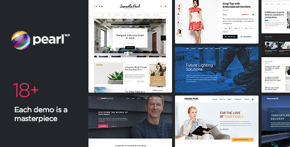 Pearl WP - Corporate Business WordPress Theme - Business Corporate