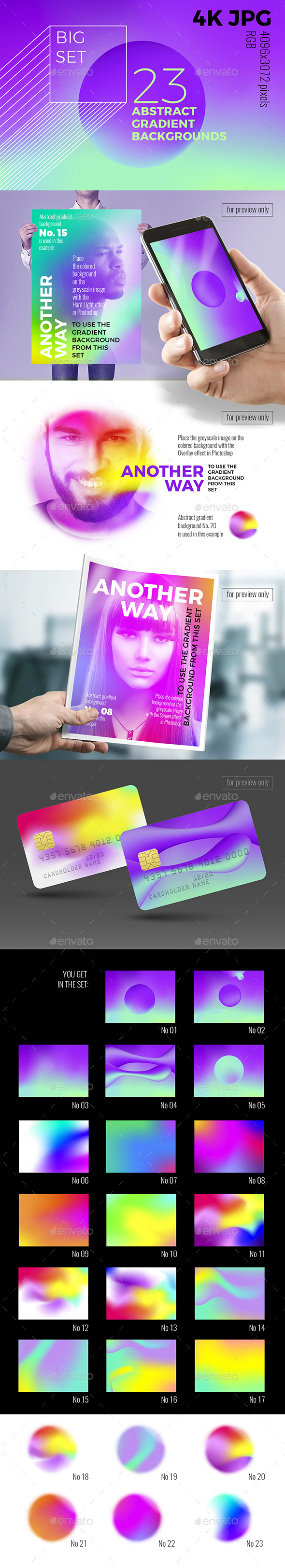 A Set of Abstract Backgrounds for Web Design and Prints - Abstract Backgrounds