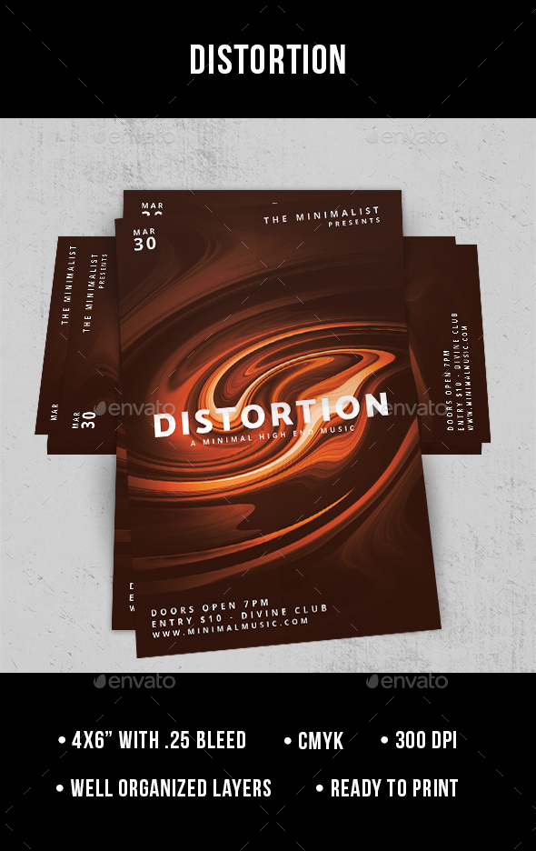Distortion - Flyer - Clubs & Parties Events