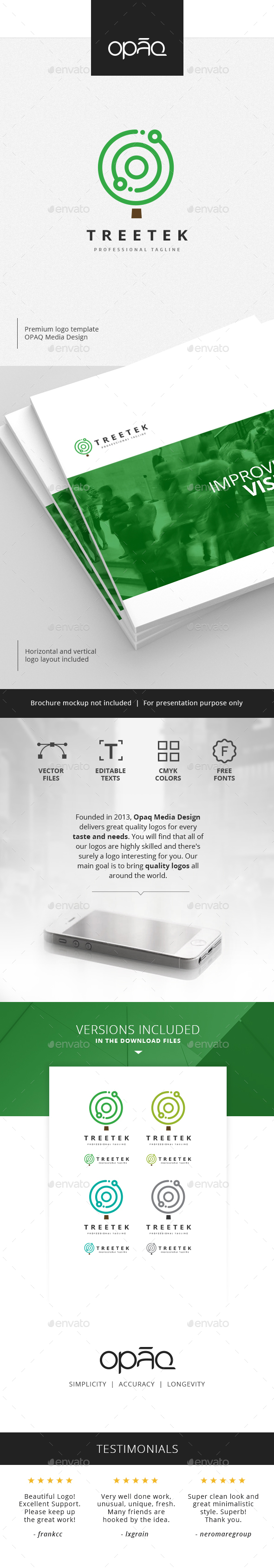 Digital Technologies Tree Logo - Symbols Logo Templates