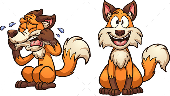 Cartoon Fox - Animals Characters