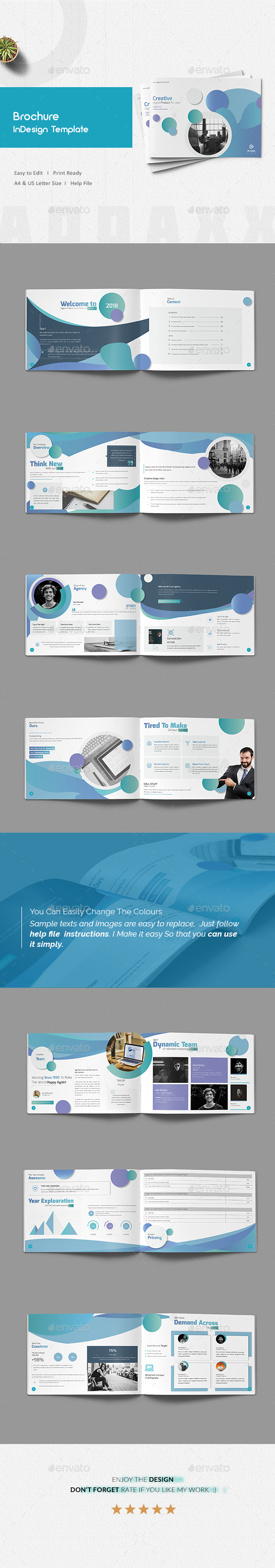 Brochure Indesign Template - Corporate Brochures