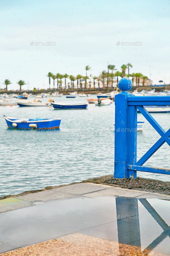 Laguna "Charco de San Gines" at Arrecife - Stock Photo - Images