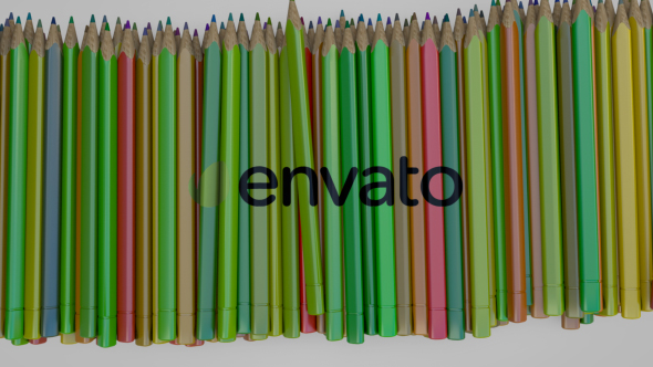 Pencils Logo Reveal - VideoHive 21222320