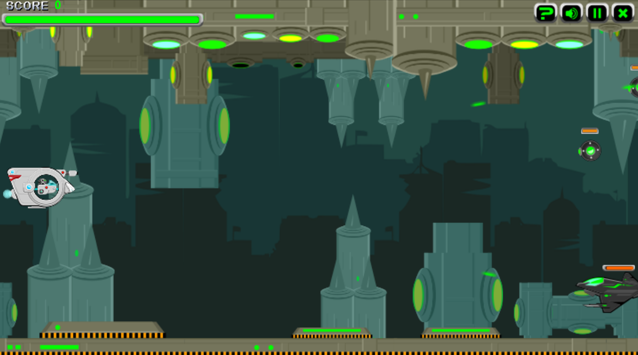 Shoot em up Side Scrolling Arcade Game 2030 by dexterfly CodeCanyon