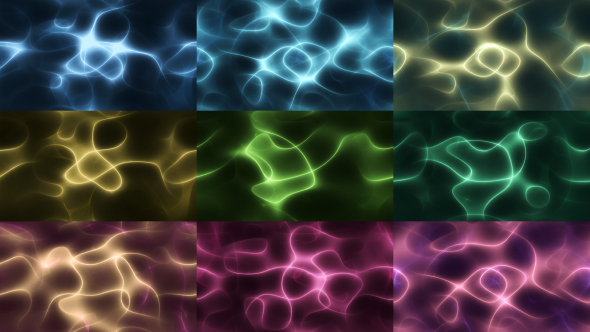 Plasma Glowing | 9 Looped Abstract Backgrounds