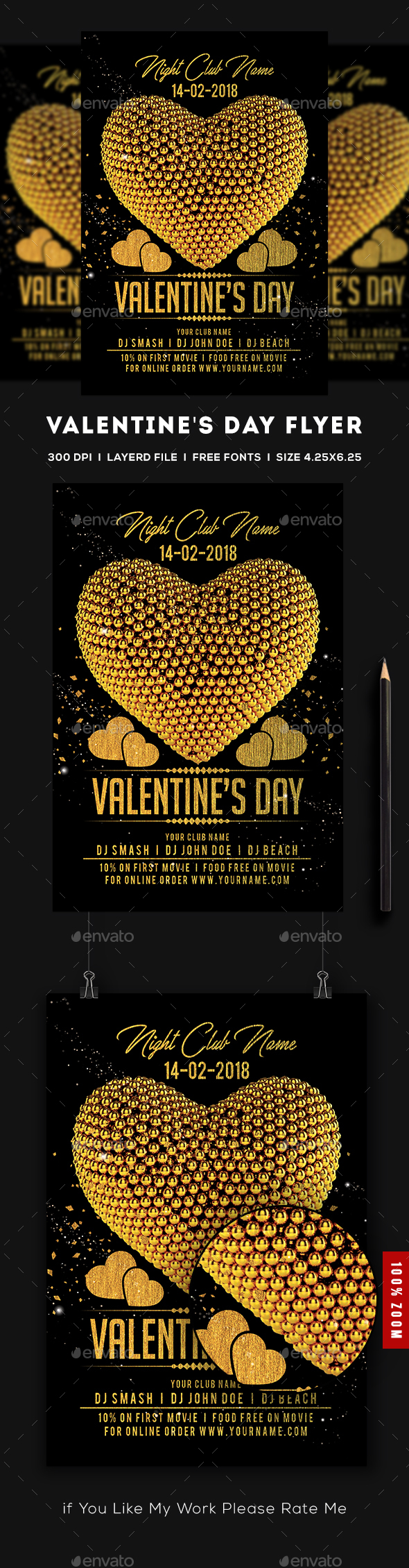 Valentine Flyer