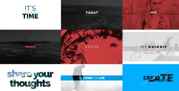 Fast Stomp Typography - VideoHive 21223318