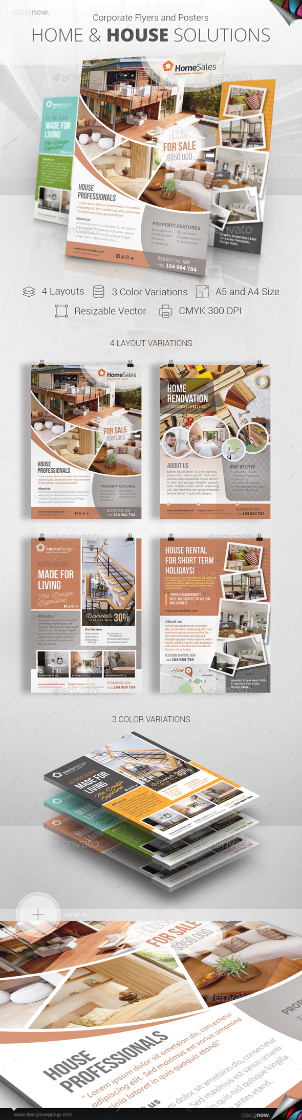 Home And House - Flyer and Poster - Corporate Flyers
