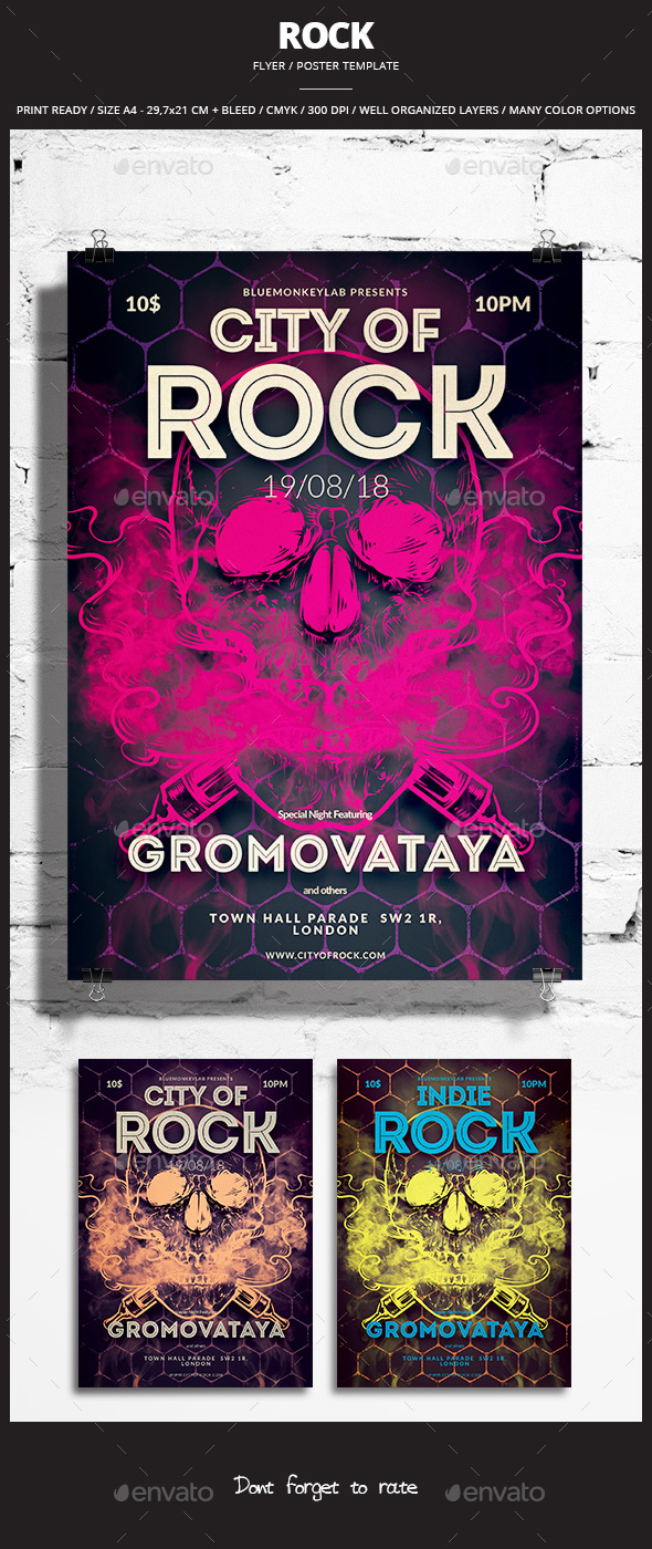 Rock Flyer / Poster 9 - Events Flyers