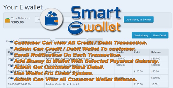 Smart E Wallet - CodeCanyon 19599605