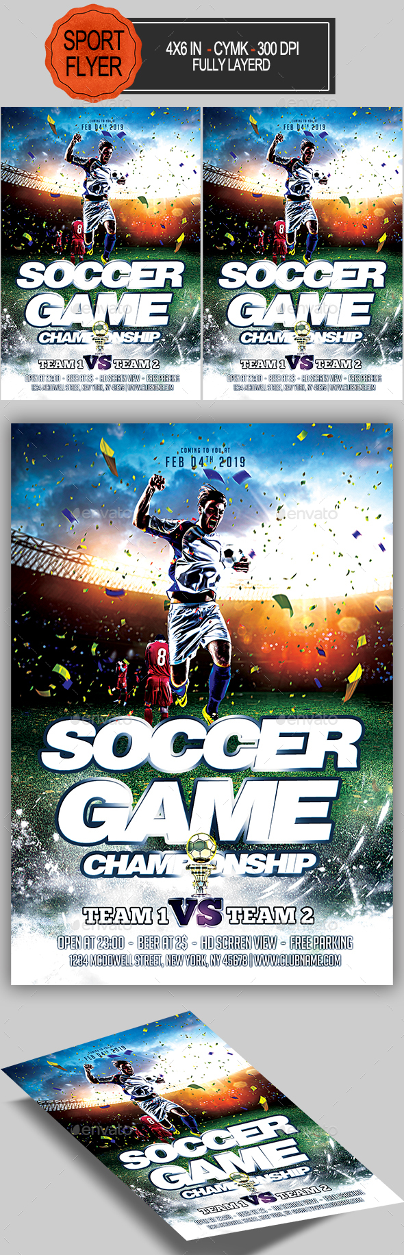 Soccer Flyer - Sports Events