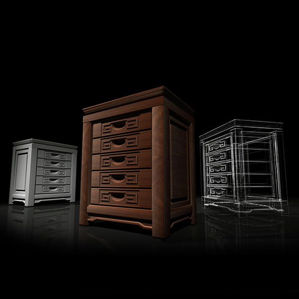 Chinese Cabinet - 3Docean 16410199