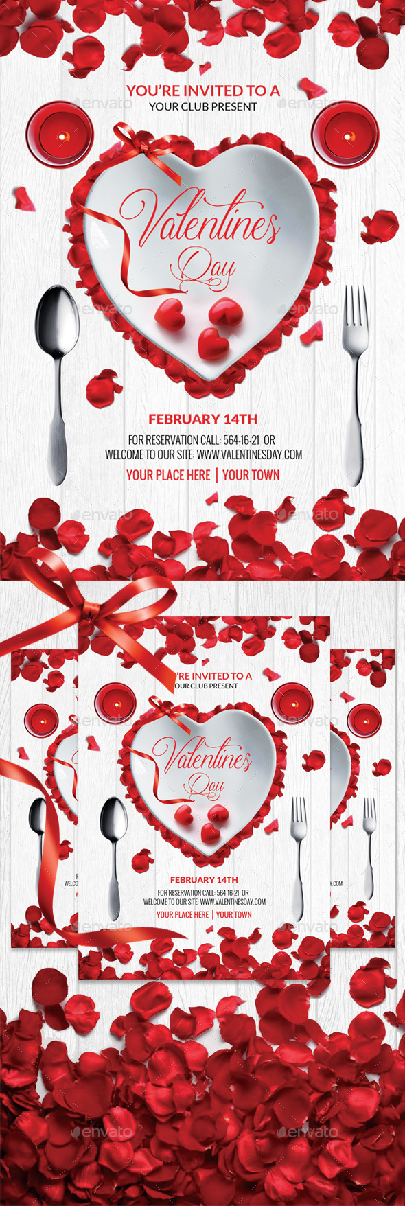 Valentines Day Flyer Template