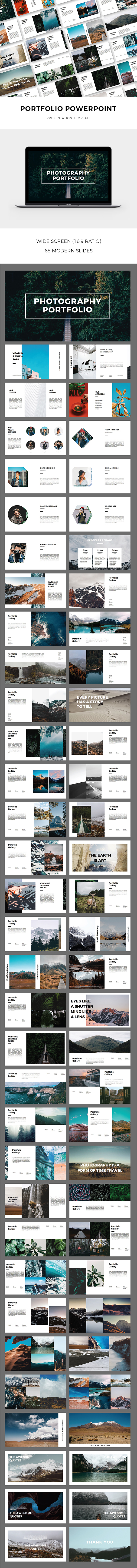 Portfolio PowerPoint Template - Creative PowerPoint Templates