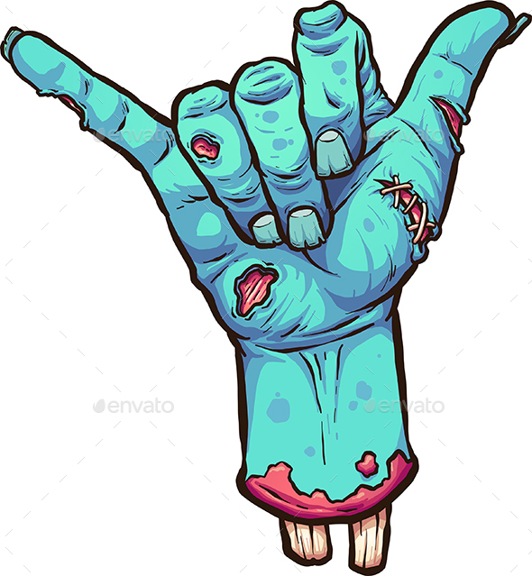Hang Loose Zombie - Monsters Characters