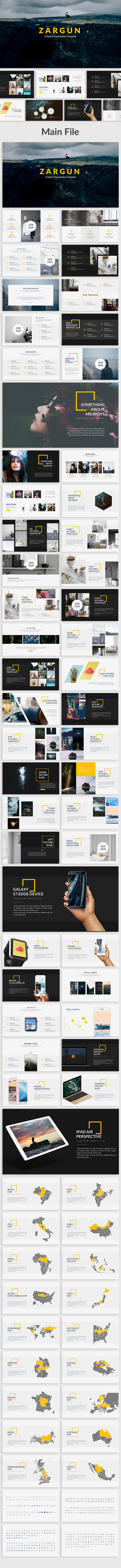 Zargun - Creative Google Slide Template - Google Slides Presentation Templates