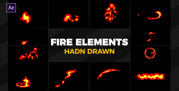 Hand Drawn Fire - VideoHive 21172560