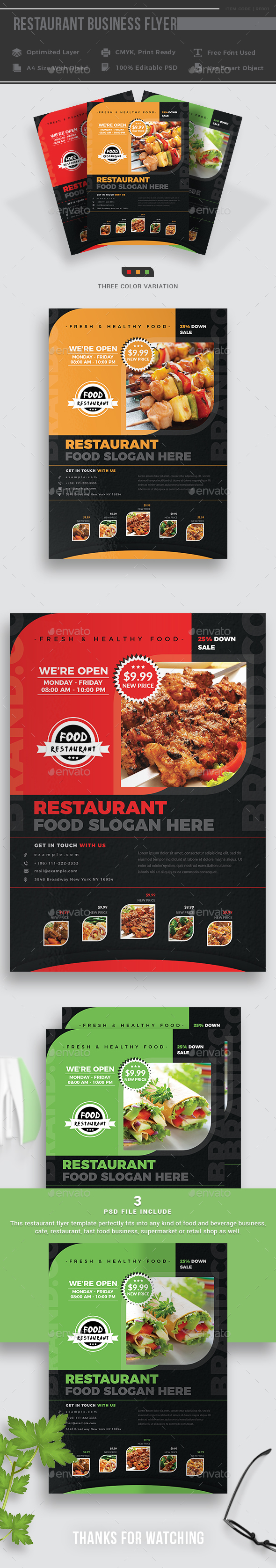 Restaurant Flyer - Restaurant Flyers
