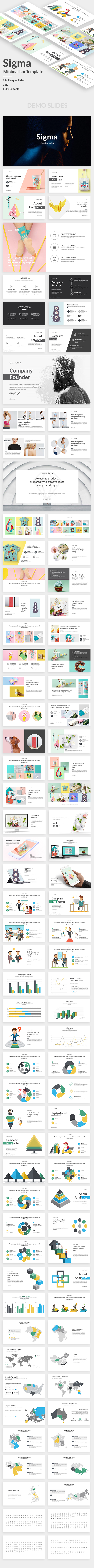 Sigma Minimalism Project Google Slide Template - Google Slides Presentation Templates