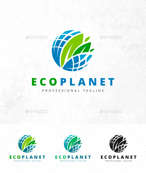 Eco Planet Logo - Nature Logo Templates