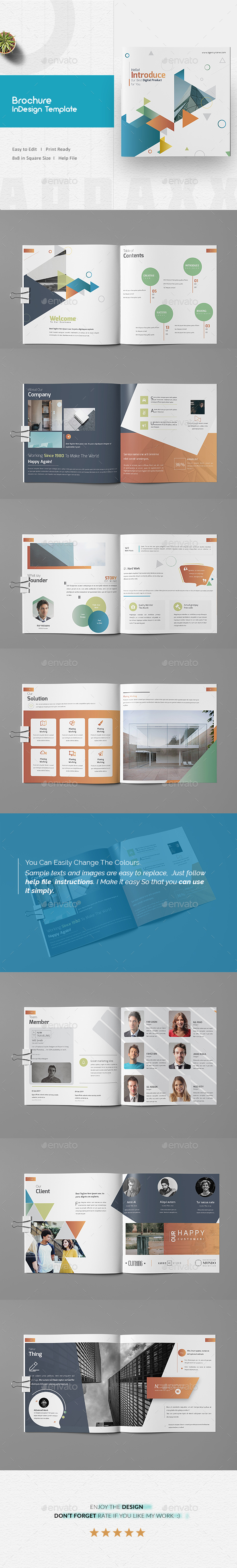 Brochure InDesign Template - Corporate Brochures