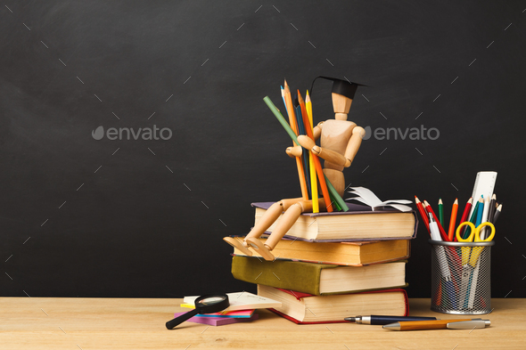 Back to school conceptual background - Stock Photo - Images