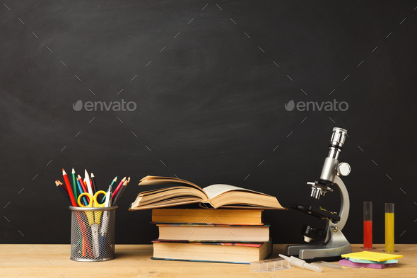 Back to school conceptual background - Stock Photo - Images