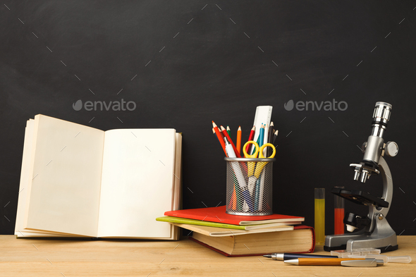 Back to school conceptual background - Stock Photo - Images