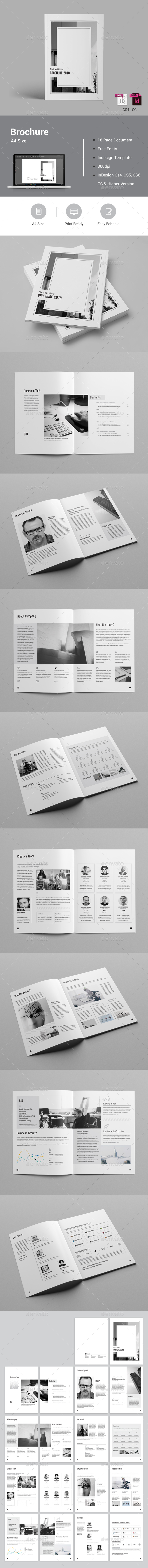 Black & White Brochure - Corporate Brochures