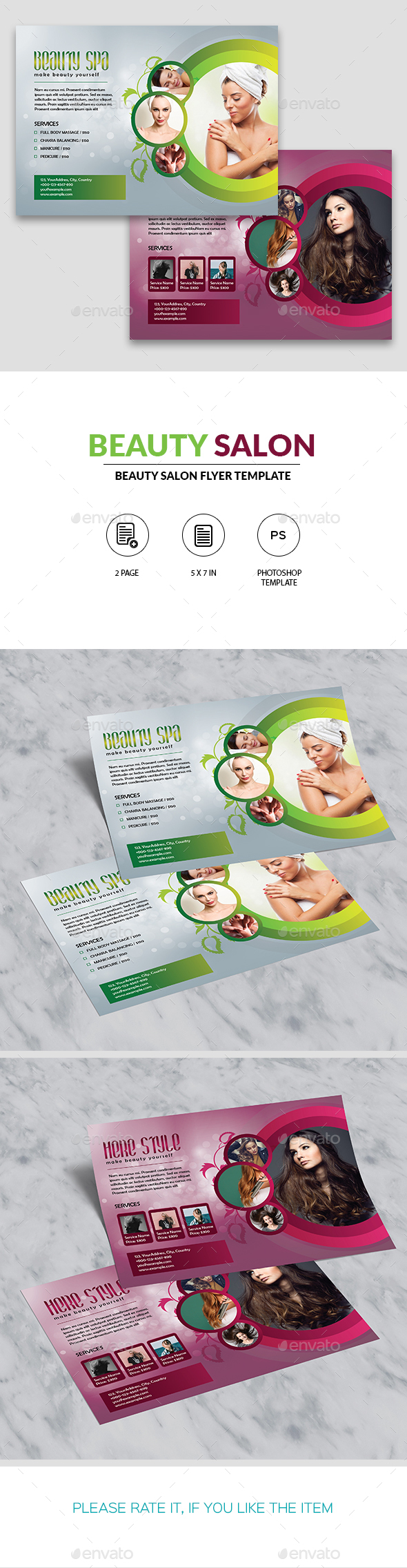 Beauty Salon Flyer - Corporate Flyers