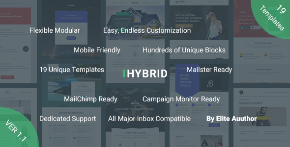 Hybrid Complete Email - ThemeForest 21085931