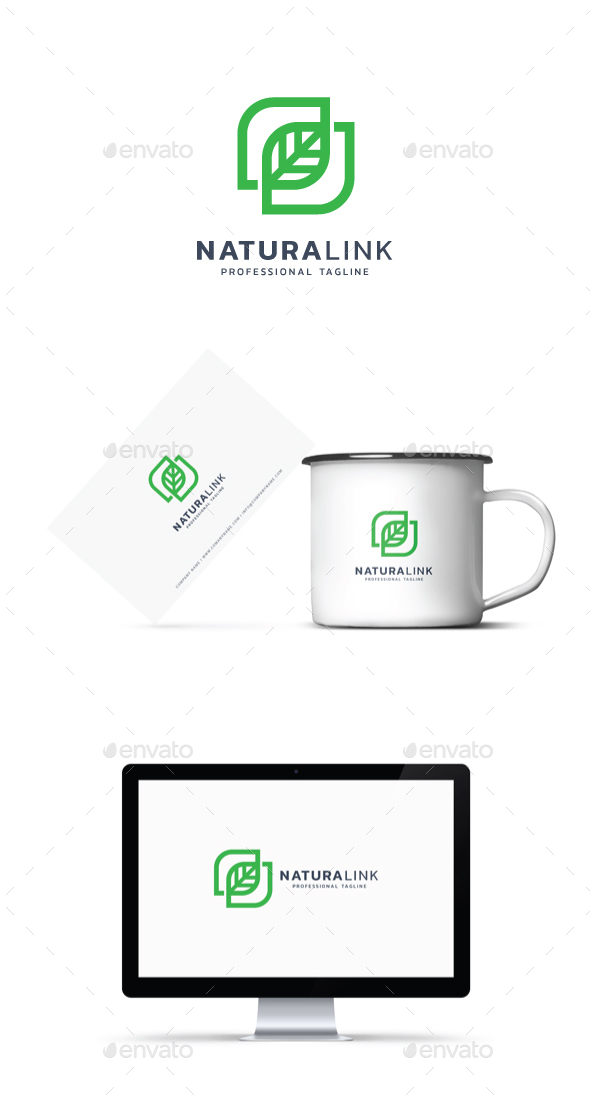 Natura Link Logo - Abstract Logo Templates