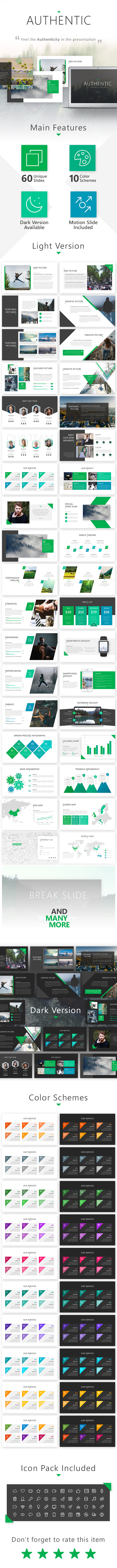 Authentic Presentation Template - Business PowerPoint Templates
