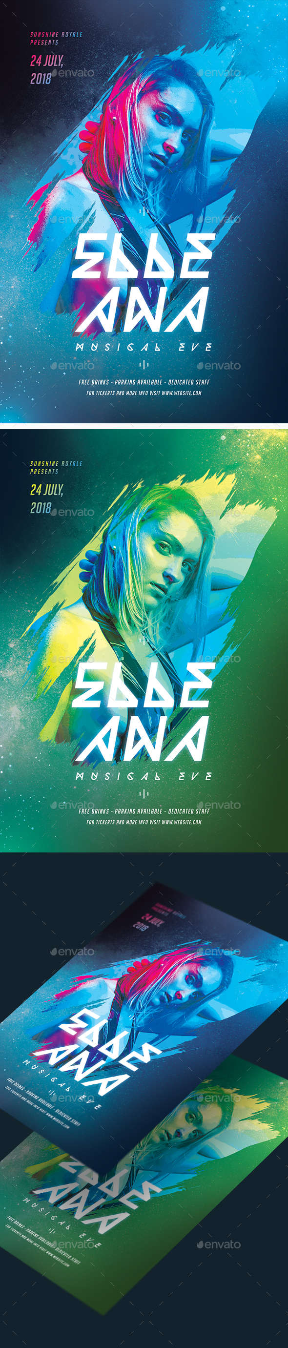 Colorful Dj Party Flyer - Clubs & Parties Events