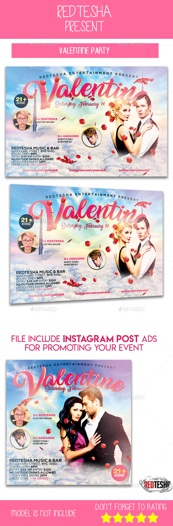 Valentine Flyer - Events Flyers