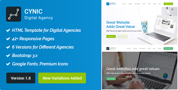 Digital Agency/SEO Agency HTML Template - Technology Site Templates