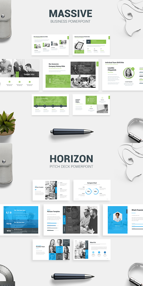 Business Presentation Bundle - PowerPoint Templates Presentation Templates